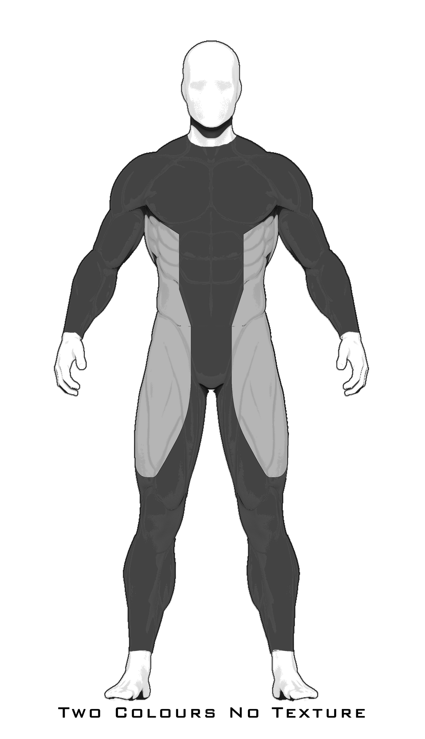 Two Colours No Texture - Flex Suit