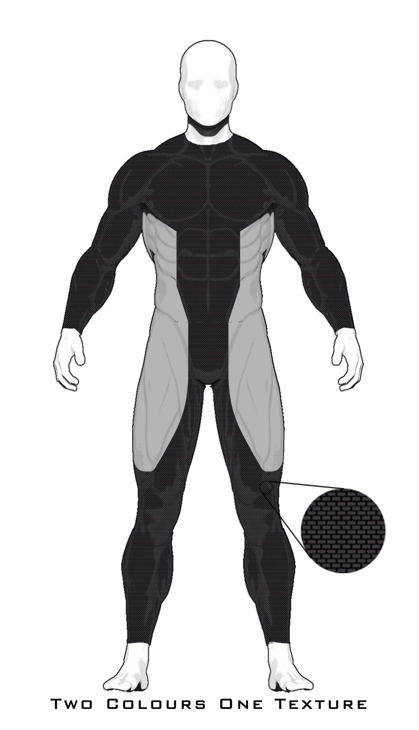 Two Colours One Texture - Flex Suit