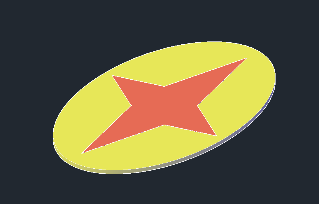 Machine Cut 2 Part Inlaid Rubber Urethane Emblem