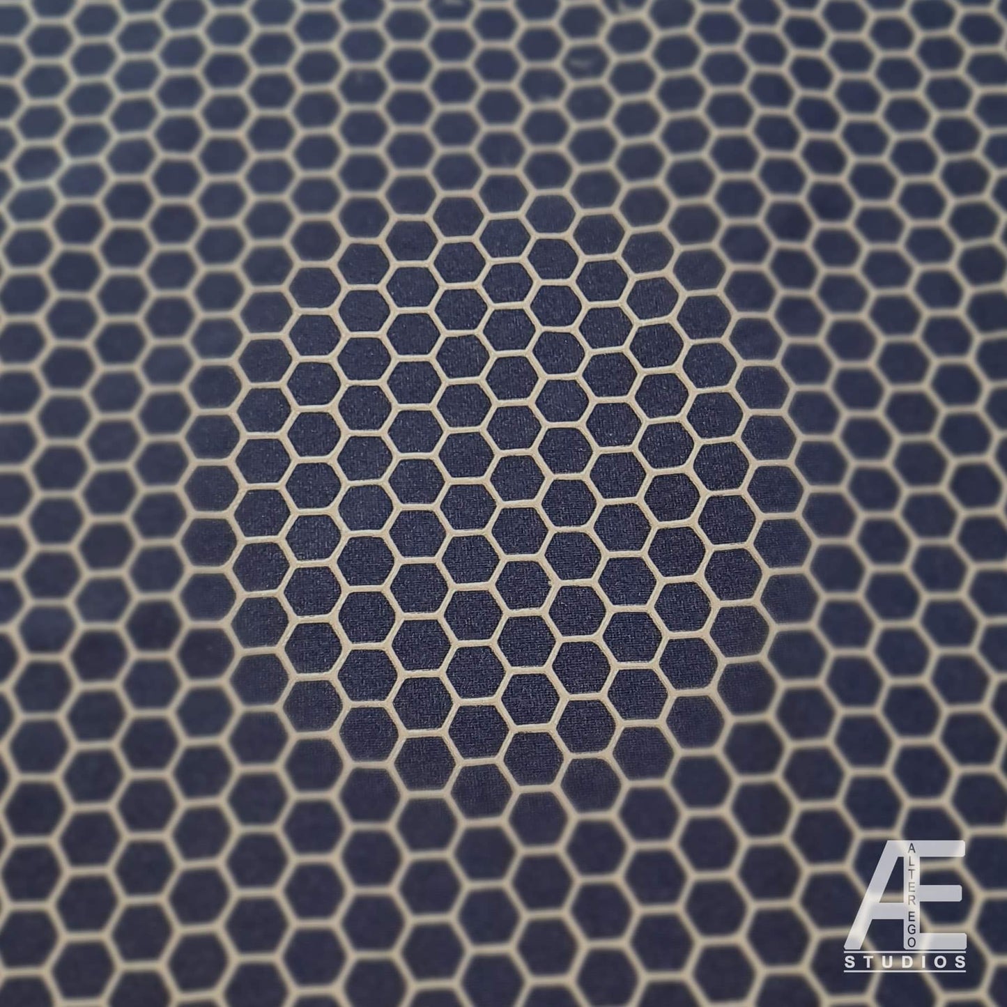 Hex / Honeycomb Screen Printed Superhero Fabric