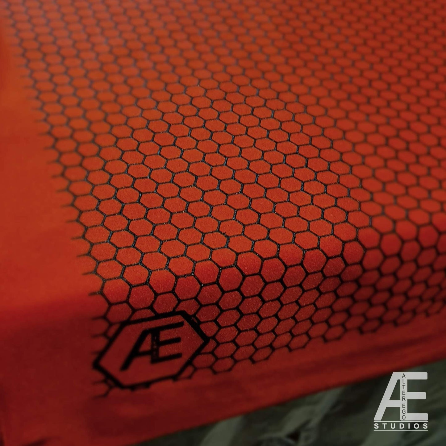 Hex / Honeycomb Screen Printed Superhero Fabric
