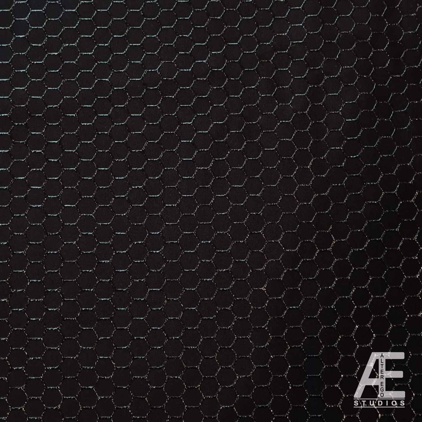 Hex / Honeycomb Screen Printed Superhero Fabric