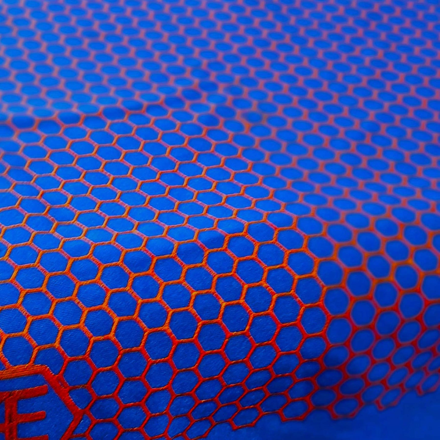 Hex / Honeycomb Screen Printed Superhero Fabric