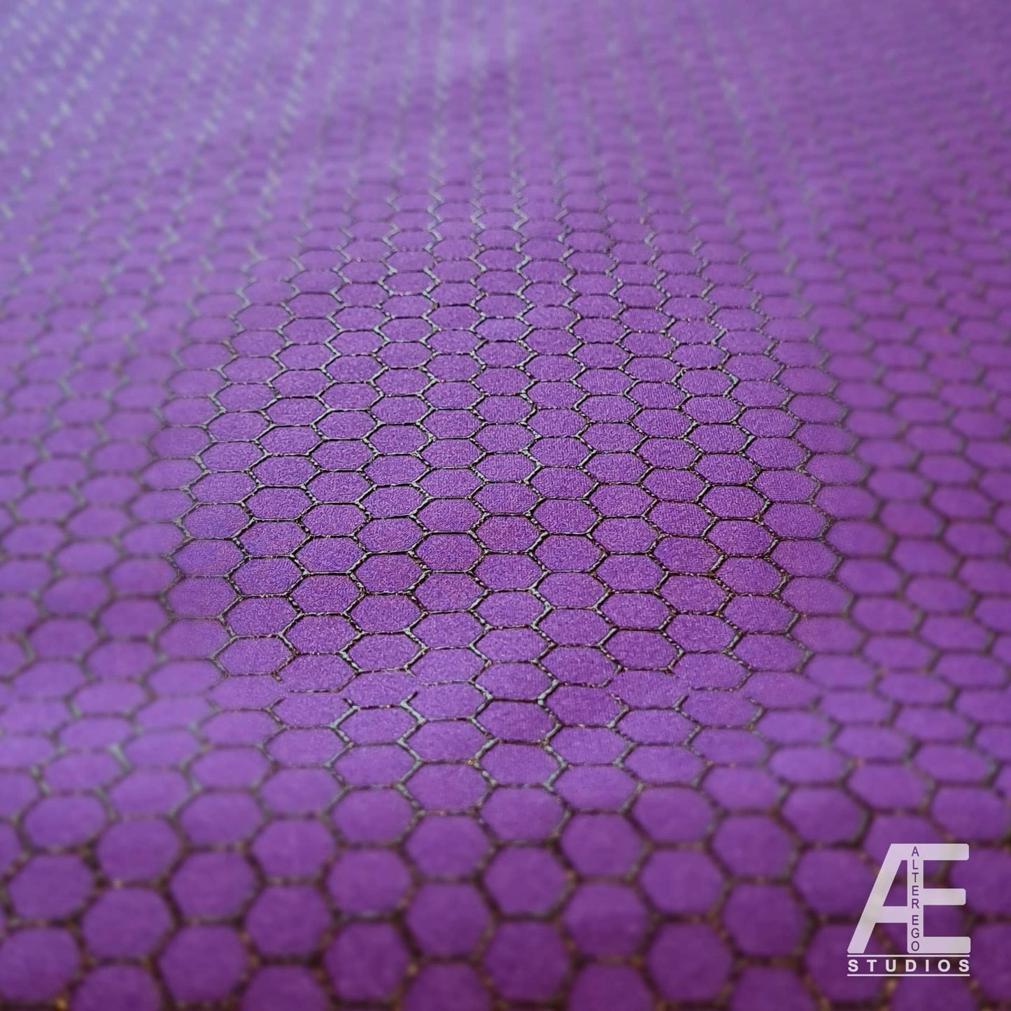 Hex / Honeycomb Screen Printed Superhero Fabric