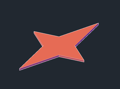 Single Layer Embossed or Engraved Emblem