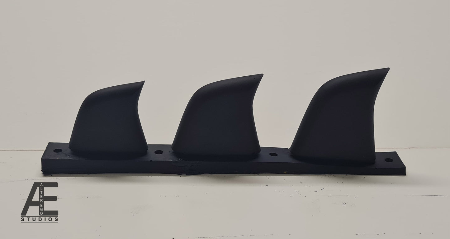 Fin Rails with Fins (1x Pair)