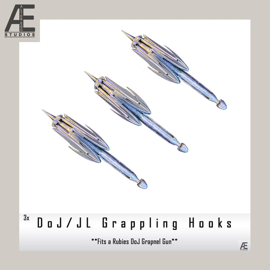 Grappling Gun Hooks from BvS DoJ / JL (x3)