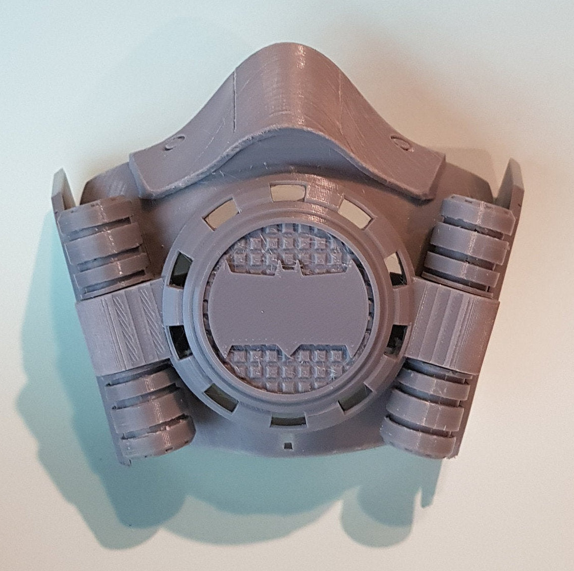 Batfleck inspired Rebreather Mask Raw Print BvS JL