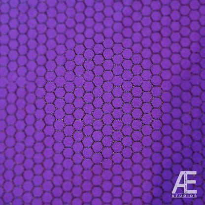 Hex / Honeycomb Screen Printed Superhero Fabric