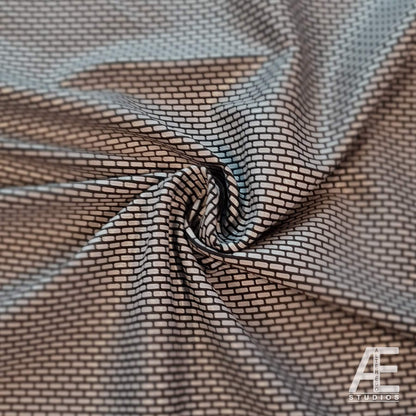 Brick Style Screen Printed Superhero Fabric