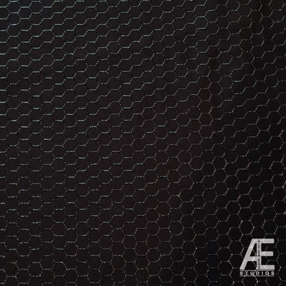 Hex / Honeycomb Screen Printed Superhero Fabric