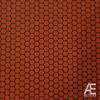 Hex / Honeycomb Screen Printed Superhero Fabric