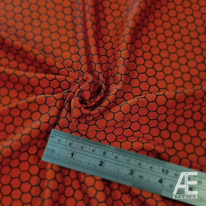 Hex / Honeycomb Screen Printed Superhero Fabric
