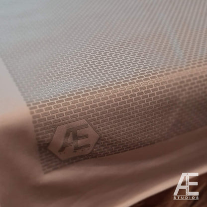 Brick Style Screen Printed Superhero Fabric