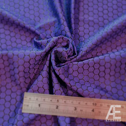 Hex / Honeycomb Screen Printed Superhero Fabric