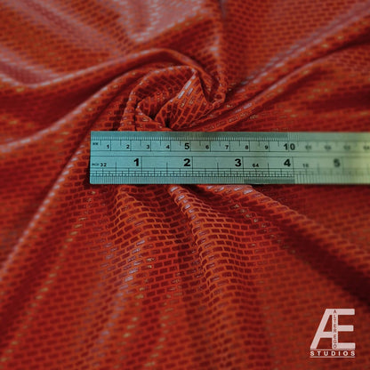 Brick Style Screen Printed Superhero Fabric