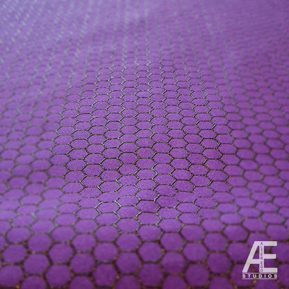 Hex / Honeycomb Screen Printed Superhero Fabric
