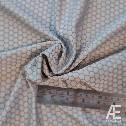 Hex / Honeycomb Screen Printed Superhero Fabric