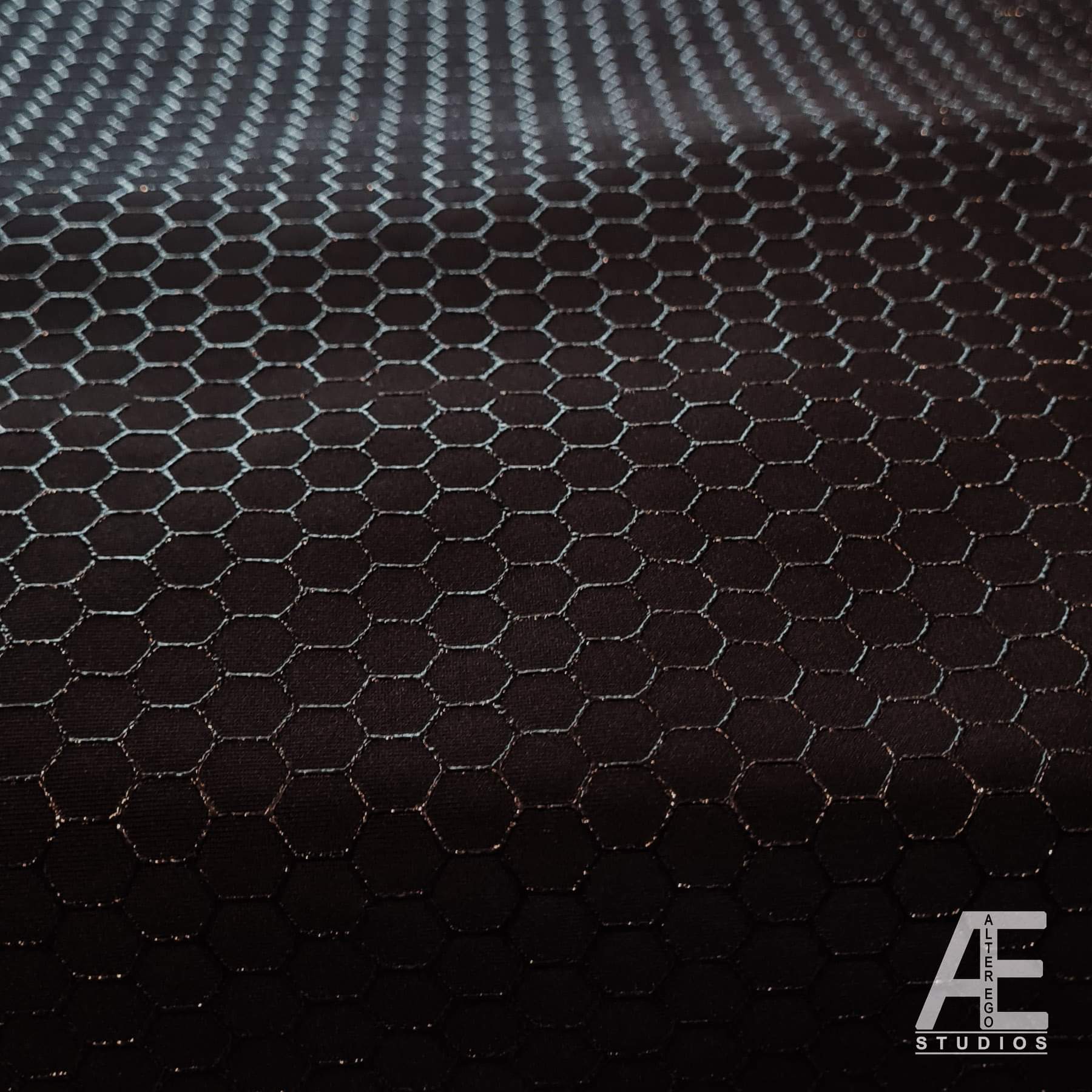 Hex / Honeycomb Screen Printed Superhero Fabric – AlterEgoStudios